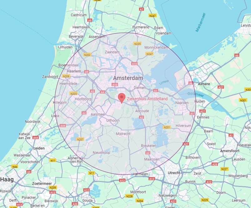 Praktische informatie werkgebied: amsterdam, abcoude, mijdrecht, uithoorn, nieuwkoop, aalsmeer, hoofddorp, haarlem, zaandam, almere, hilversum, breukelen, maarssen